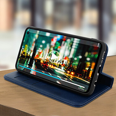 Acheter Avizar Housse Samsung Galaxy S10e Porte-cartes Support Stand Coque Silicone bleu nuit
