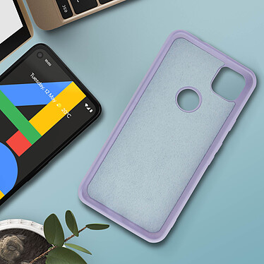 Acheter Avizar Coque Google Pixel 4A Silicone Semi-rigide Finition Soft Touch Violet