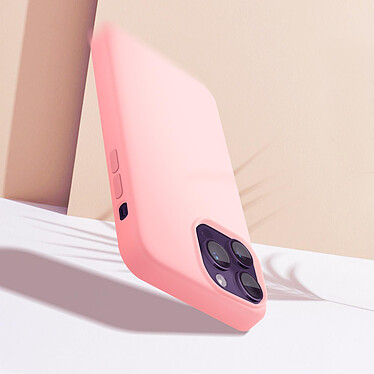 Avis Moxie Coque pour iPhone 14 Pro Max Hybride Semi-rigide Fine Légère Intérieur Doux  rose clair
