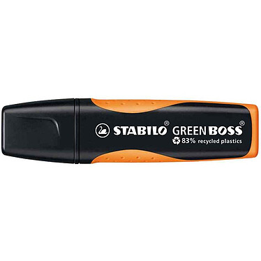 Avis STABILO Surligneur GREEN BOSS Orange 83% à base de plastique recyclé x 10