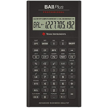 TEXAS INSTRUMENTS Calculatrice BA II Plus™ Professional