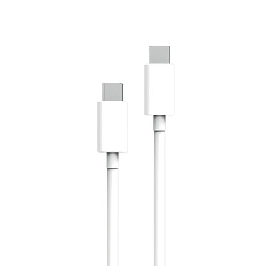 Myway Câble USB-C vers USB-C Charge 60W et Synchronisation 1m Blanc