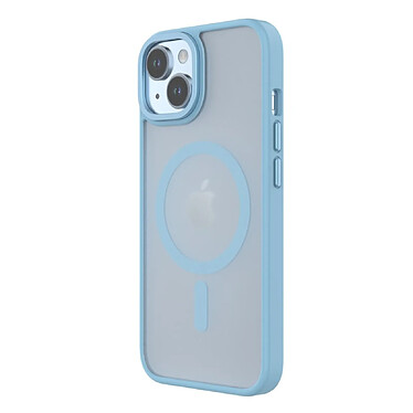 Avis QDOS Coque pour iPhone 14 Hybrid Soft avec Snap Compatible MagSafe Bleu