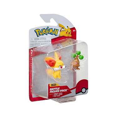 Avis Pokémon - Pack 2 figurines Battle Figure First Partner Set Feunnec, Manzaï 5 cm