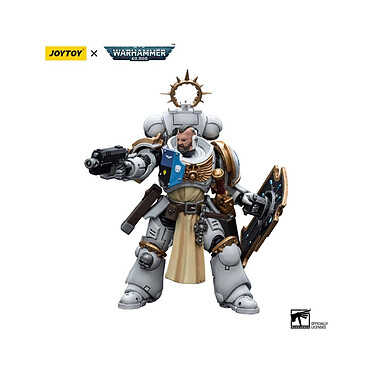 Warhammer 40k - Figurine 1/18 White Consuls Bladeguard Veteran 12 cm pas cher