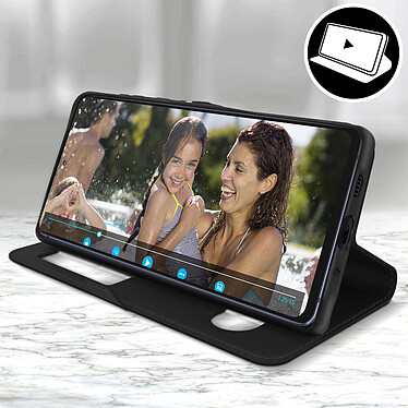 Acheter Avizar Housse Samsung S20 FE Étui Intégral Double Fenêtre Support Vidéo noir