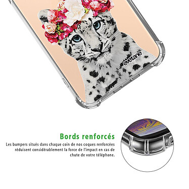 Acheter Evetane Coque iPhone 11 Pro anti-choc souple angles renforcés transparente Motif Leopard Couronne