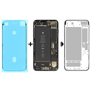 Avis Avizar Adhésif de remplacement écran LCD iPhone 7 Sticker autocollant bleu