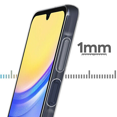 Acheter Avizar Coque pour Samsung Galaxy A15 5G Silicone Souple 1mm Léger Invisible Transparent