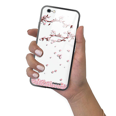 Evetane Coque iPhone 6/6s Coque Soft Touch Glossy Chute De Fleurs Design pas cher