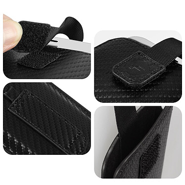 Acheter Forcell Étui Ceinture Smartphone Effet Carbone Languette Pull-Up Taille XS  Noir