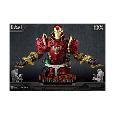 Marvel - Figurine Dynamic Action Heroes 1/9 Medieval Knight Iron Man Deluxe Version 20 cm pas cher