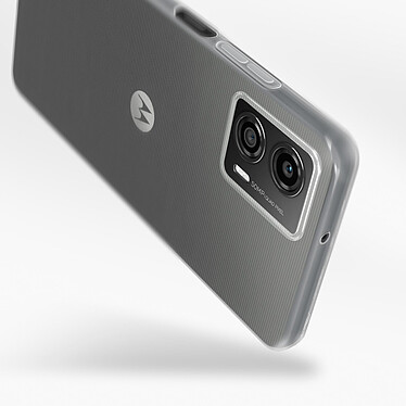 Avis Avizar Coque pour Motorola Moto G53 Silicone Gel Souple avec Verre Trempé Dureté 9H transparent