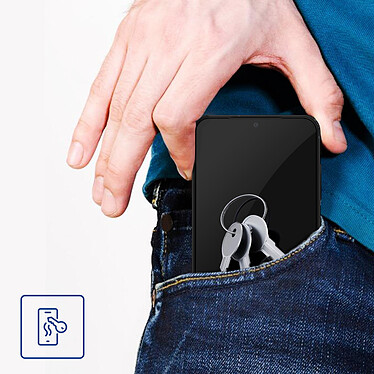 3mk Film pour Samsung Galaxy S23 Plus Incassable et Anti-rayures Flexible  NeoGlass Noir pas cher