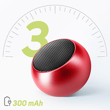 Acheter Moxie Mini Enceinte Sans-fil Bluetooth Autonomie 3h Design Ultra-compact Rouge