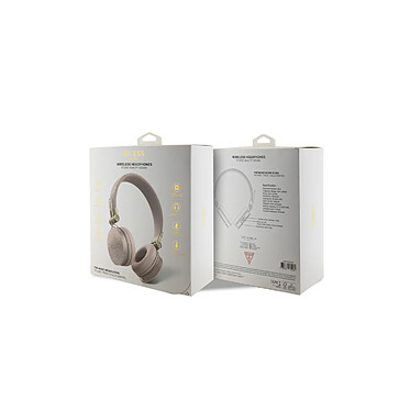 Avis Guess Casque Audio Bluetooth 5.3 Compatible Siri Certifié IPX4 Motif 4G Rose