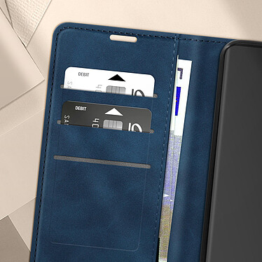 Acheter Avizar Étui pour Xiaomi Redmi Note 13 Pro Plus Portefeuille et Support Vidéo  Bleu Nuit