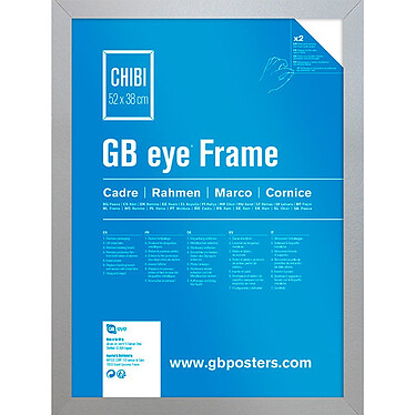 GB eye - Cadre Chibi (52x38 cm) Argent