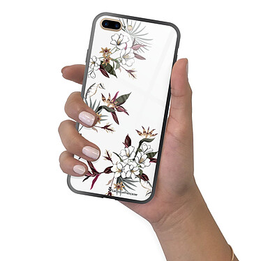 LaCoqueFrançaise Coque iPhone 7 Plus/ 8 Plus Coque Soft Touch Glossy Fleurs Sauvages Design pas cher