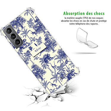 Avis LaCoqueFrançaise Coque Samsung Galaxy S21 5G anti-choc souple angles renforcés transparente Motif Botanic Rêve