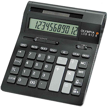 OLYMPIA Calculatrice de bureau LCD-612 SD