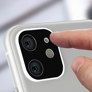 Avis Avizar Film Caméra pour iPhone 11 Vitre Protection Verre Trempé 9H Anti-trace Blanc