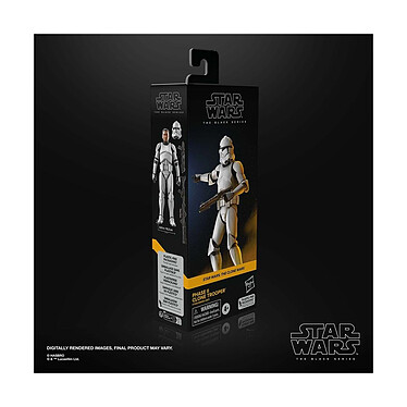 Acheter Star Wars : The Clone Wars Black Series - Figurine Phase II Clone Trooper 15 cm