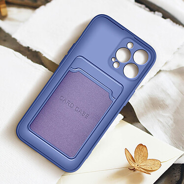 Acheter Forcell Coque pour iPhone 13 Pro Silicone Souple Porte-carte Fine Légère  Violet