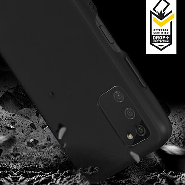 Avis OtterBox Coque Pour Samsung A03s React  Compatible Charge Sans Fil Noir