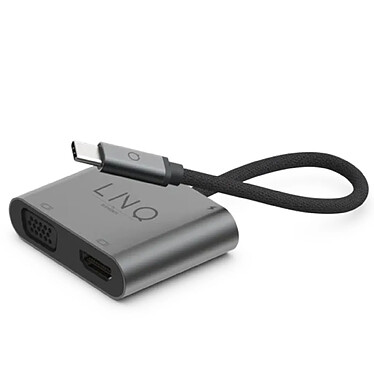 Acheter Linq Multiports USB-C 4-en-1 Gris