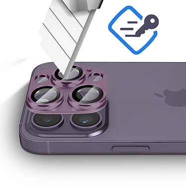 Avis Avizar Film Caméra pour iPhone 14 Pro et 14 Pro Max Verre Trempé + Alliage d'Aluminium  Violet