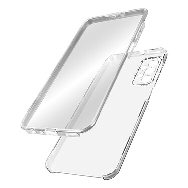 Avizar Coque pour Samsung Galaxy A23 5G et M23 5G Intégrale Arrière Rigide Transparent et Avant Souple  Transparent