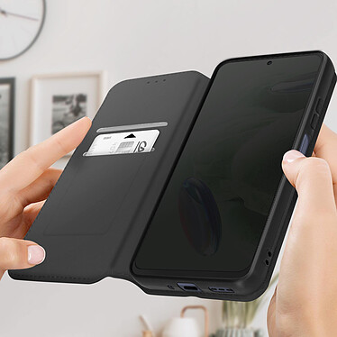 Avis Avizar Housse pour Xiaomi Redmi Note 12 Pro 5G et 12 Pro Plus 5G clapet magnétique porte-carte Support vidéo  Noir