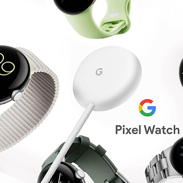 Avis Google Chargeur  Original 5W Câble magnétique USB-C pour Google Pixel Watch Blanc 1m