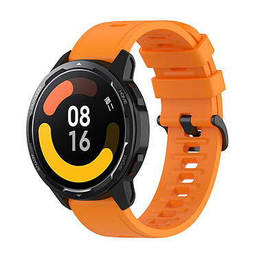 Avizar Bracelet pour Xiaomi Watch S1 Active / Watch Color 2 Souple Orange