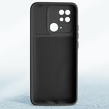 Acheter Avizar Coque pour Xiaomi Redmi 10C Silicone Souple Cache Caméra Coulissant  noir