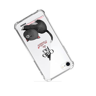 Acheter Evetane Coque iPhone 7/8/ iPhone SE 2020 anti-choc souple angles renforcés transparente Motif Chuis pas du matin