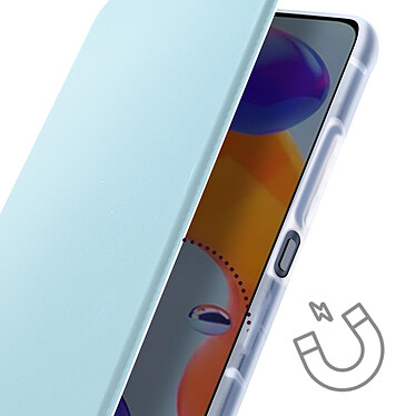 Avizar Etui pour Xiaomi Redmi Note 11 Pro 5G Design Original avec Porte Carte  Bleu Ciel pas cher