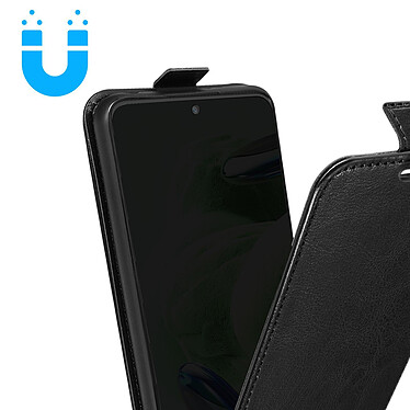 Acheter Avizar Étui pour Xiaomi Redmi Note 12 4G et 5G Clapet Vertical Magnétique Porte-carte  Noir