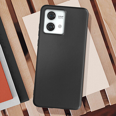 Acheter Avizar Coque pour Motorola Moto G84 en Silicone gel flexible fine et légère  Noir
