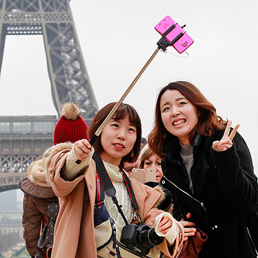 Avis Avizar Perche à Selfie Smartphone Universel Support Extensible Pliable 145° Jack 3.5 mm