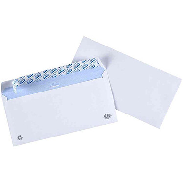 GPV Paquet de 50 enveloppes blanches DL 110x220 75 g fenêtre 45x100 x 50