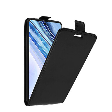 Avizar Étui Xiaomi Redmi Note 9S / 9 Pro / 9 Pro Max Clapet Vertical Porte-carte Noir pas cher