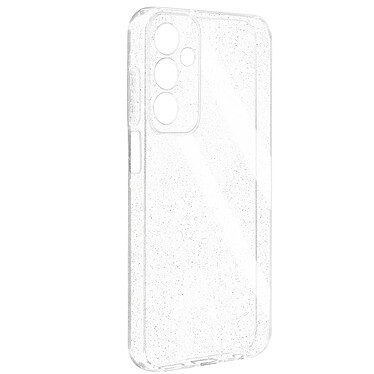 Avizar Coque pour Samsung A25 5G Silicone Pailleté Caméra Protégée Transparent