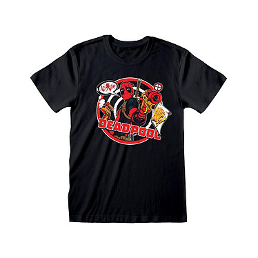 Marvel - T-Shirt Deadpool Badge  - Taille S
