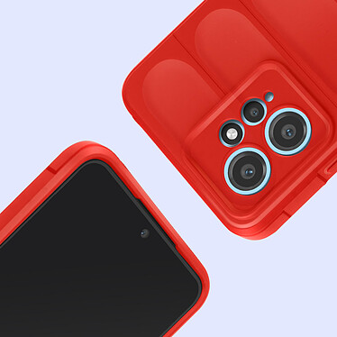 Avizar Coque pour Xiaomi Redmi Note 12 4G Silicone Gel Souple et Robuste  Rouge pas cher