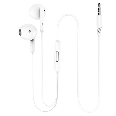 XO Écouteurs Filaires Jack 3.5mm Intra-auriculaire Blanc