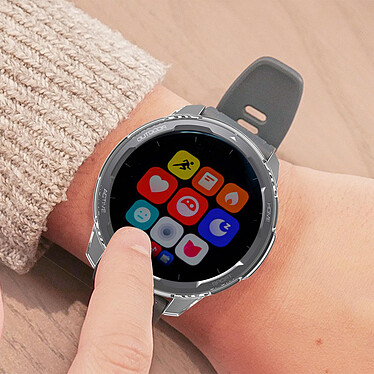 Avizar Coque pour Xiaomi Watch S1 Active / Watch Color 2, Second Skin - Blanc pas cher