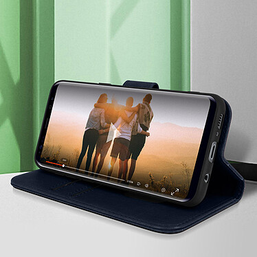 Avis Avizar Housse pour Samsung Galaxy S8 Clapet Portefeuille Fonction Support Vidéo  bleu nuit