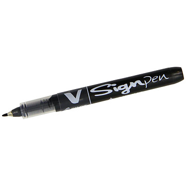 PILOT Stylo feutre V Sign Pen Pointe moyenne 0,6 mm Noir x 12